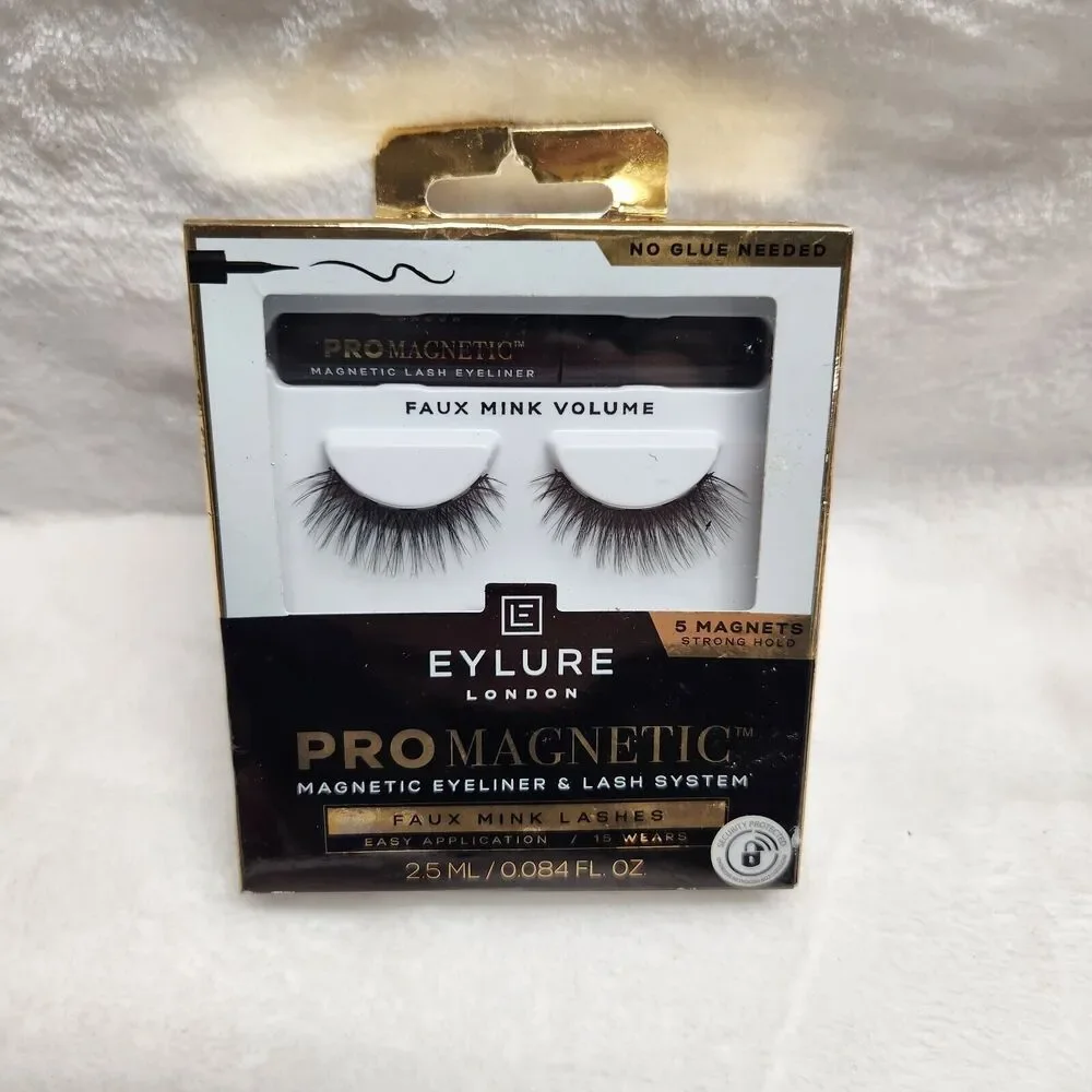 EYLURE Pro Magnetic Eyeliner & Lash System Faux Mink Volume Eyelashes